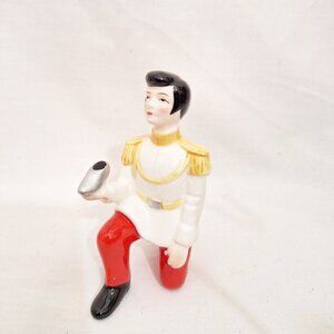 Vintage Walt Disney Prince Charming Kneeling Figurine Japan